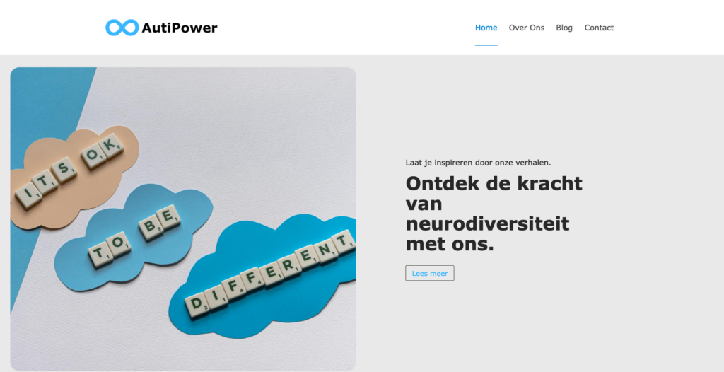 AutiPower webpagina